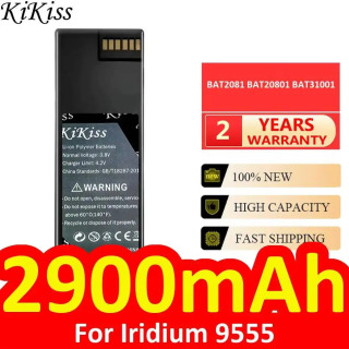 Iridium 9555 uchun 2900mAh sunʻiy yoʻldosh telefoni batareyasi, aʻlo past haroratli ishlash, yuqori sigʻimli BAT2081 BAT20801 BAT31001 зеленый