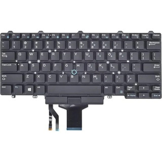 Dell Latitude E5450 E5470 5480 5490 5491 7480 7490 E7450 E7470 uchun TrackPoint bilan yangi AQSh inglizcha klaviaturasi черный