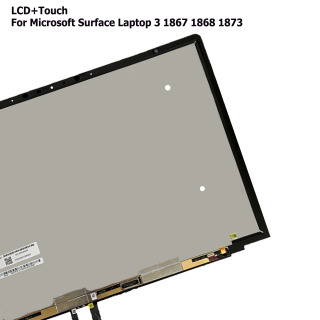Surface Laptop3 1866 1867 1767 1950 1951 1958 Noutbuk 4 Noutbuk 5 Sensorli Digitizer uchun 13,5 dyuymli LCD displey