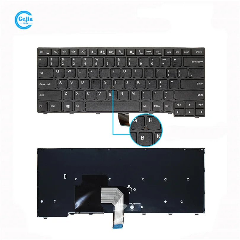 Lenovo Thinkpad T440 T440P T440S T450 T460 E431 E440 L440 L450 L460 L470 uchun yangi original noutbuk klaviaturasi