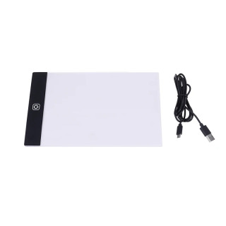 Ultra yupqa LED grafik planshet A5 chizma plansheti Chizish taxtasi yorugʻlik qutisi stol tagida kashta tikish asboblari