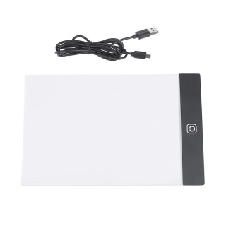 Ultra yupqa LED grafik planshet A5 chizma plansheti Chizish taxtasi yorugʻlik qutisi stol tagida kashta tikish asboblari