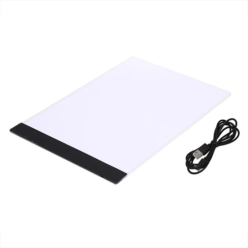 Ultra yupqa LED grafik planshet A5 chizma plansheti Chizish taxtasi yorugʻlik qutisi stol tagida kashta tikish asboblari