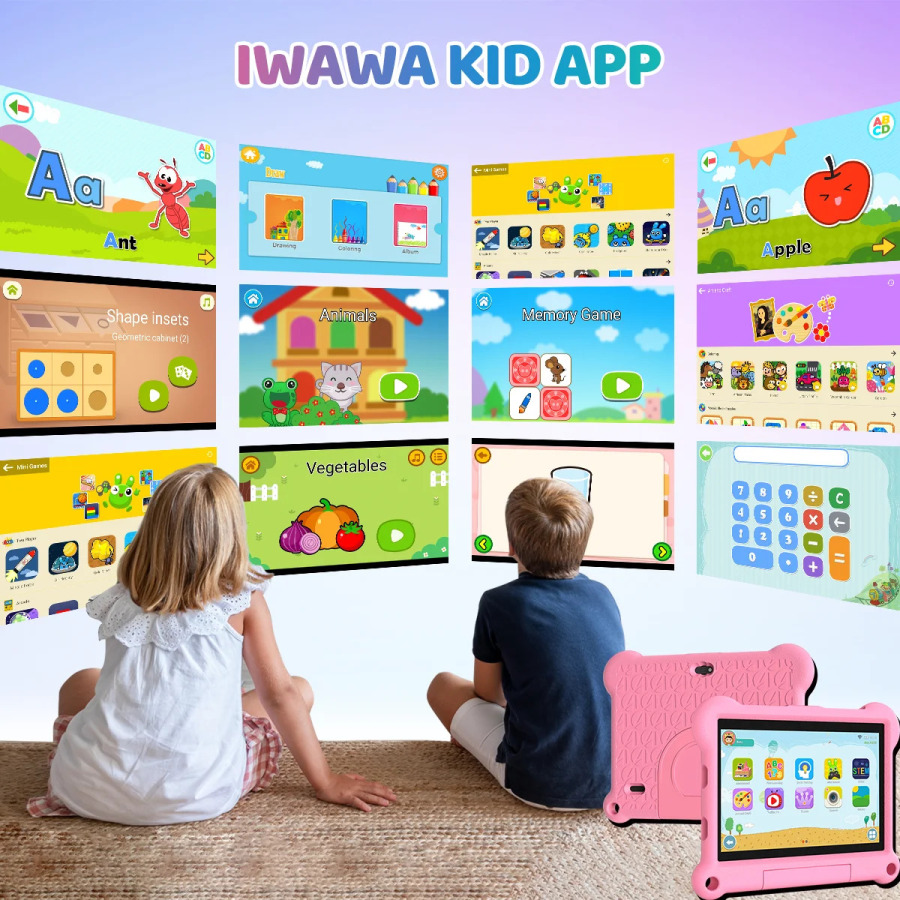 10-дюймовый детский планшет Adreamer KidsPad10Pro 4GB 64GB с образовательным программным обеспечением для детей, защитный чехол для учебы и игр