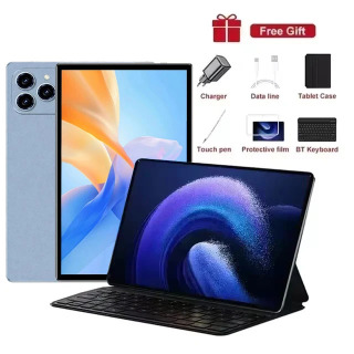Новый глобальный планшет 2026 года, 11 дюймов, Android 16, Pad 17 Pro Max, 16 ГБ ОЗУ, 1 ТБ ПЗУ, 4K HD, 5G, Wi-Fi, Bluetooth, GPS, 20000 мАч, планшет-телефон Оранжевый 12.4