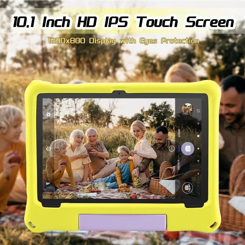 Android 15 da Paitanry 10,1 dyuymli bolalar plansheti, 8 GB (4+4 GB) operativ xotira, 64 GB ROM, 5000 mA/soat, sakkiz yadroli, Wi-Fi, bolalarning oʻqishi va rivojlanishi uchun