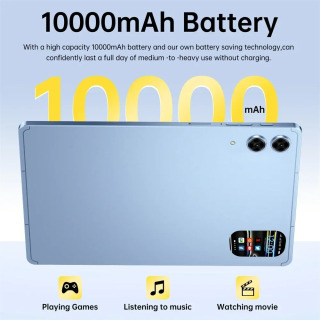 2026 Pad 7s Pro Tablet 16 ГБ + 1 ТБ Аккумулятор 10000 мАч 10,1 дюйма Android 15 Планшетный ПК Глобальная версия 5G WIFI Dual SIM-карты для детей