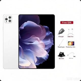 Планшеты 2026 Pad Air Pro, 11-дюймовый планшет на Android, 20000 мАч, глобальная версия, 16 ГБ+1 ТБ, новая сеть, 10-ядерный процессор, Android 14, Wi-Fi планшетный ПК Красный 12.4