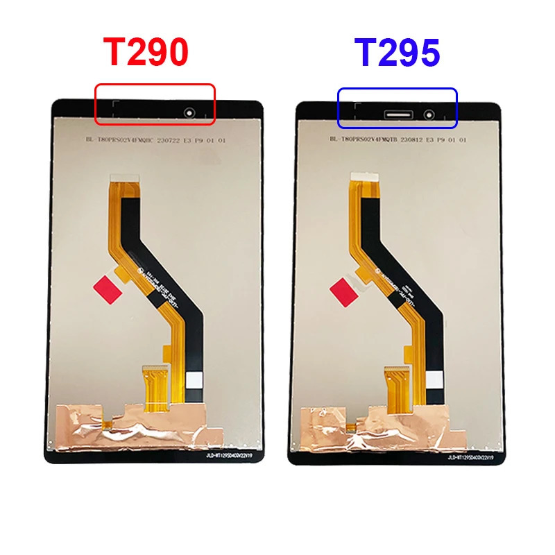 Galaxy Tab A 8.0 uchun planshet LCD displey 2019 T290 T295 SM-T290 SM-T295 LCD displey sensorli digitizer ekranini almashtirish