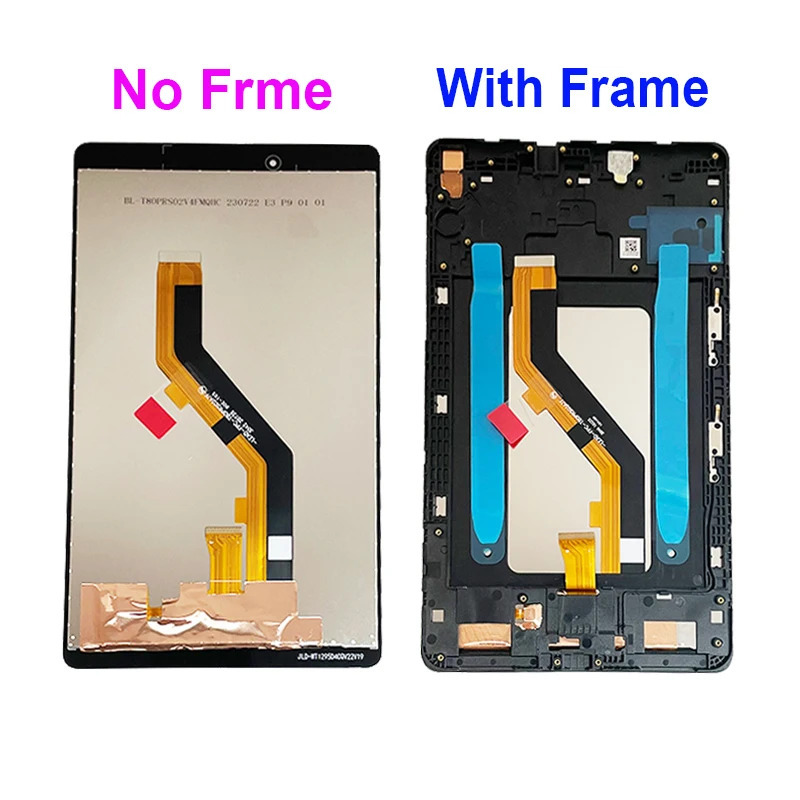 Galaxy Tab A 8.0 uchun planshet LCD displey 2019 T290 T295 SM-T290 SM-T295 LCD displey sensorli digitizer ekranini almashtirish