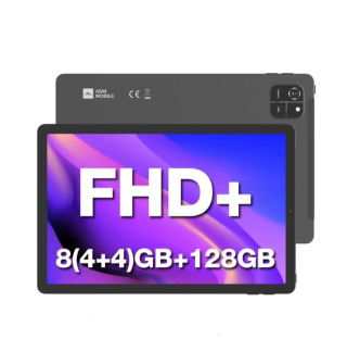 AGM PAD T1 plansheti 10,95 dyuymli 1200*1920 FHD+ Ekran 8(4+4)GB RAM 128GB ROM 4G LTE Android 14 Unisoc T606 planshetlari Widevine L1-ni qoʻllab-quvvatlaydi черный EU