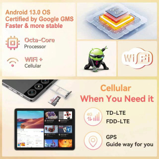 Планшет 2026 Pad 7 Pro Global 11 дюймов, Android 13, 16 ГБ ОЗУ, 1 ТБ ПЗУ, Snapdragon 888, 4K HD, 5G, Wi-Fi, Bluetooth, WPS, 10000 мАч, планшетный ПК
