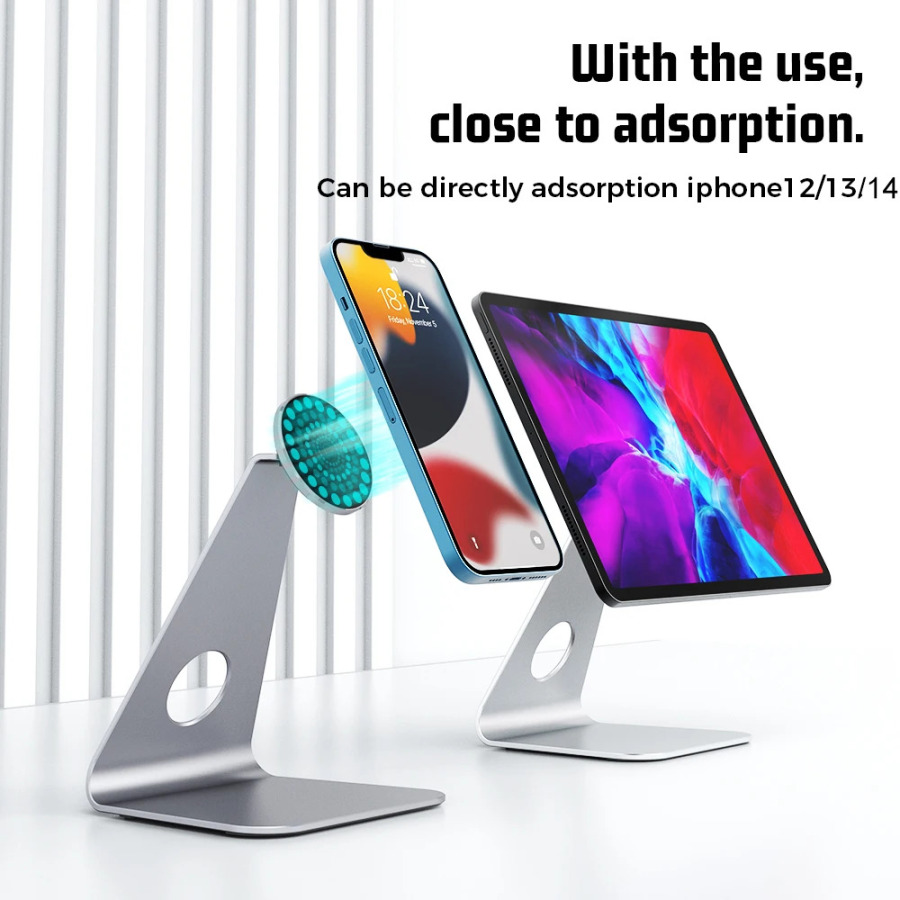 IPad 7.9 10.2 10.9 11 12.9 13 dyuymli metall magnit aylanadigan planshet ushlagichi Samsung Huawei Xiaomi telefoni uchun stol stoli stend