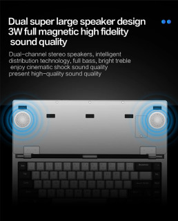 Topton oʻyin mexanik klaviaturasi 12,3 dyuymli sensorli monitorli mobil planshet Mini kompyuter ish stoli Windows Mac Android uchun
