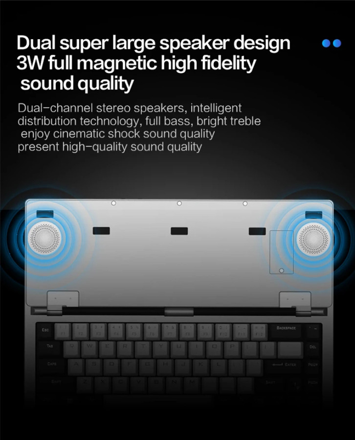 Topton oʻyin mexanik klaviaturasi 12,3 dyuymli sensorli monitorli mobil planshet Mini kompyuter ish stoli Windows Mac Android uchun