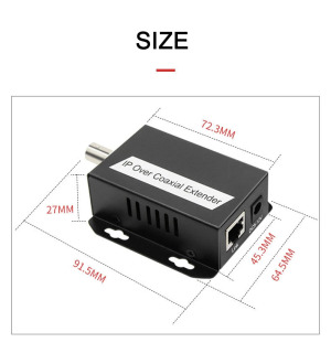 Ethernet-конвертер для систем видеонаблюдения, 500 м