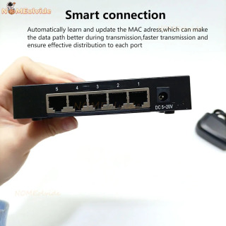 5-портовый гигабитный коммутатор, сетевой коммутатор Ethernet, умный сетевой коммутатор, концентратор Lan, полный полудуплексный коммутатор, 1000 м, гигабитный Ethernet RJ45