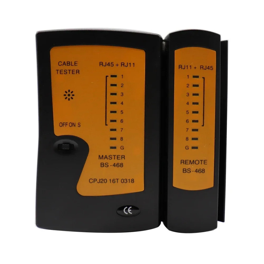 Tarmoq kabeli sinov qurilmasi RJ45 RJ11 RJ12 CAT5 UTP LAN kabeli telefon liniyasi sinov qurilmasi detektori masofaviy sinov asboblari Tarmoq