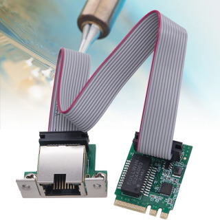 Ethernet M.2 A+E KEY RTL8111E/F tarmoq kartasi sanoat boshqaruvi 10/100/1000Mbps tarmoq kartasi M.2 RJ45 LAN ish stoli adapteri
