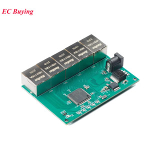 5-портовый модуль коммутатора 1000M 100M ACTIVE Network Full Gigabit Ethernet-блок на базе RTL8367RB Giga-PHY DC 5V 2A Светодиодная индикаторная плата