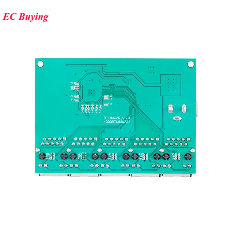 5-портовый модуль коммутатора 1000M 100M ACTIVE Network Full Gigabit Ethernet-блок на базе RTL8367RB Giga-PHY DC 5V 2A Светодиодная индикаторная плата