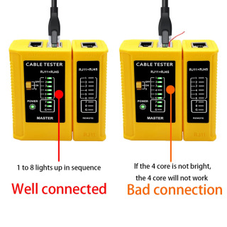 Кабельный тестер lan тестер сетевого кабеля тестер RJ45 RJ11 RJ12 CAT5 UTP LAN Кабельный тестер сетевой инструмент для ремонта сети