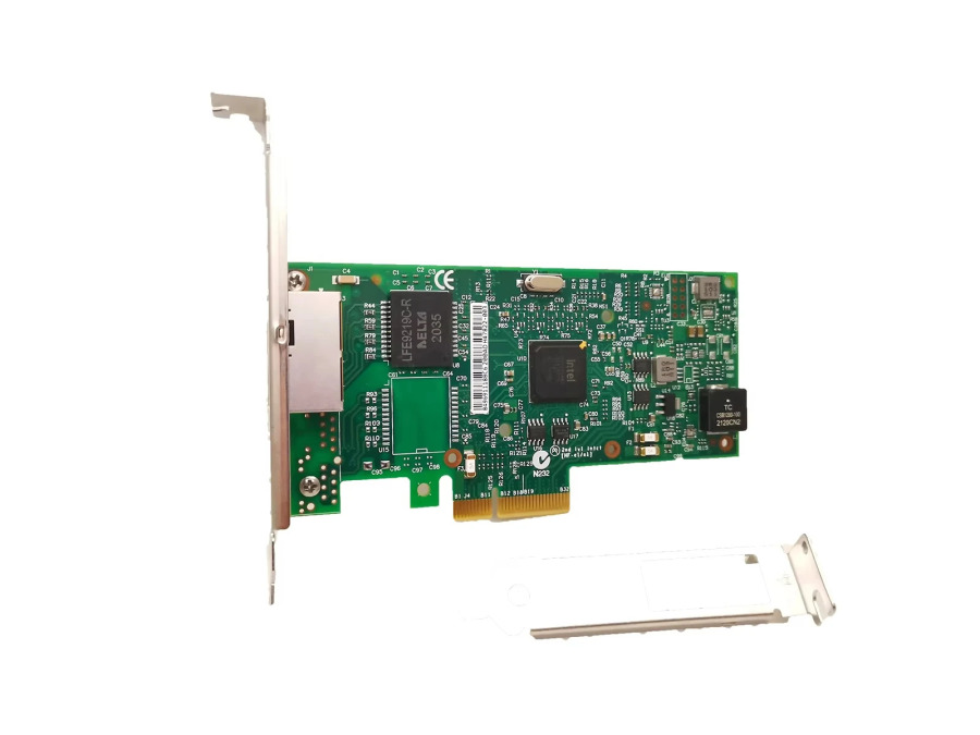 Сетевая карта 1 ГБ I350-T2 с сетевым адаптером Intel Ethernet Server Gigabit LAN Чип I350T2V2BLK Двойные порта RJ45 PCI Express 2.1 x4 NIC