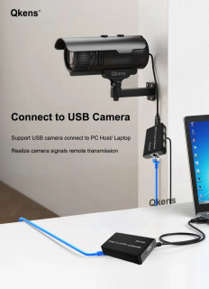 Настоящий 4-портовый сетевой удлинитель USB 2.0 через кабель Ethernet RJ45 Cat5e Cat6 100 м для веб-камеры, камеры, мыши, клавиатуры, принтера, сканера