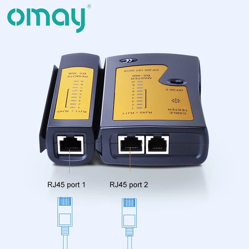 Профессиональный тестер сетевого кабеля RJ45 RJ11 RJ12 CAT5 UTP LAN, ручной детектор проводки, телефонной линии