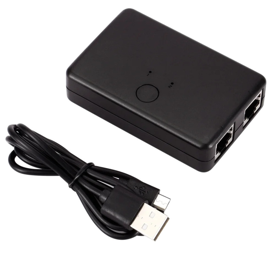 Сетевой коммутатор с 2 портами 100 Мбит/с, RJ45, LAN, Ethernet