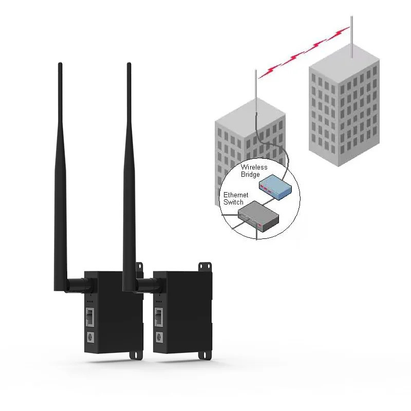Уличная 4K IP-камера Ethernet Беспроводной мост 1000 метров Сетевая камера на большие расстояния Wi-Fi POE NVR AP Передатчик Приемник