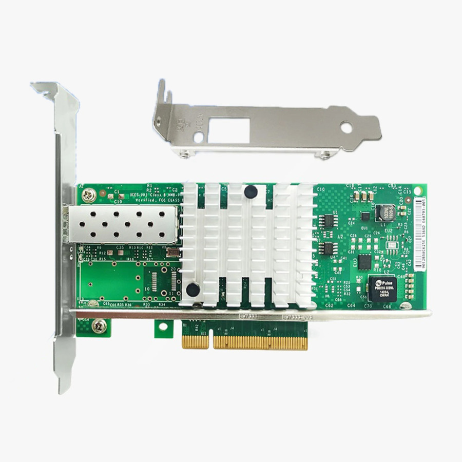 Сетевой адаптер Ethernet 10 ГБ, чип Intel 82599EN, X520-DA1 1xSPF + порт PCI-E x8,x16, плата NIC, поддержка Windows Server/7/8/10/настольный