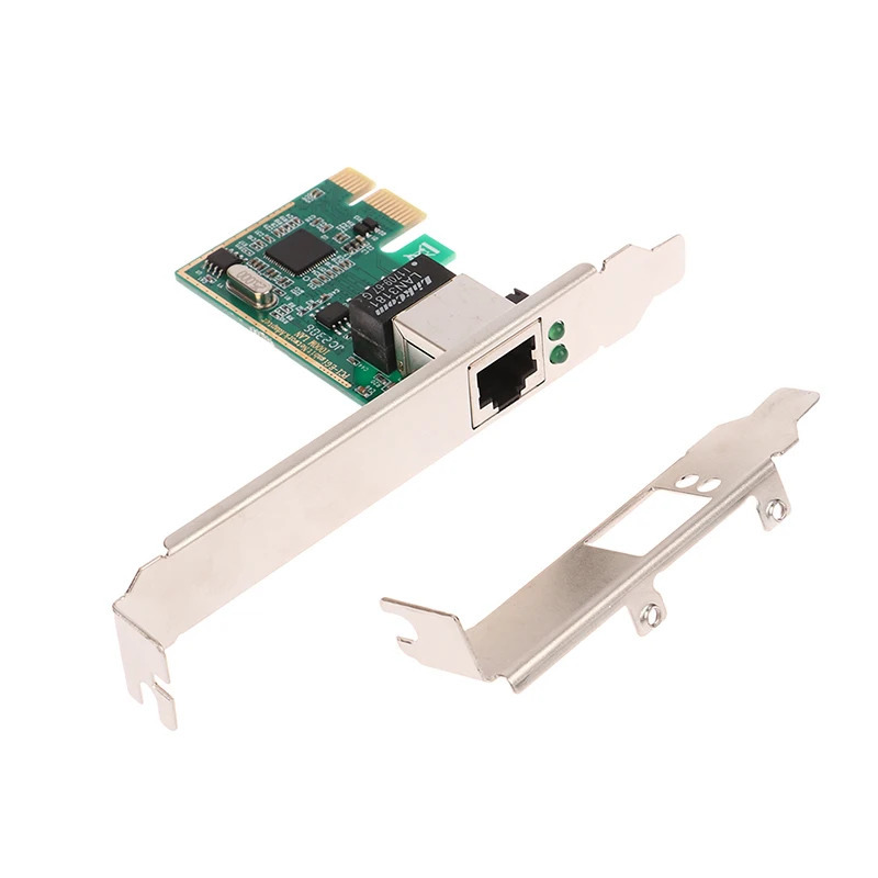 Сетевая карта 1000 Мбит/с Gigabit Ethernet PCI Express PCI-E, 10/100/1000 м, стандартный адаптер RJ45 LAN, конвертер, сетевой контроллер