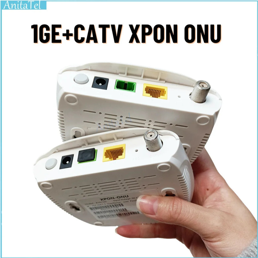 XPON+CATV ONU Оборудование Ftth Волоконная передача к радиочастотным модемом Поддержка нескольких режимов Оптический приемник CATV