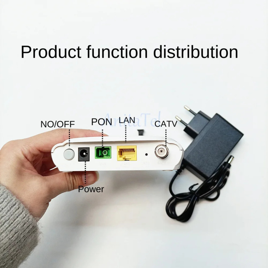 XPON+CATV ONU Оборудование Ftth Волоконная передача к радиочастотным модемом Поддержка нескольких режимов Оптический приемник CATV