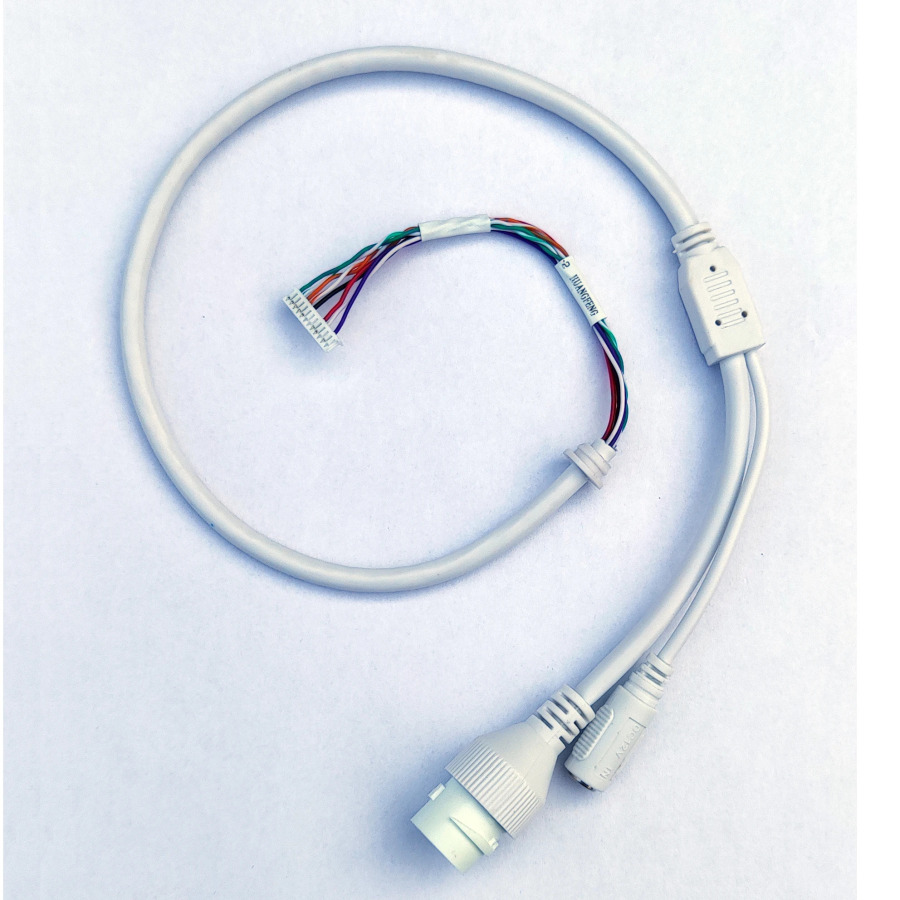 Кабель Ethernet Lan PoE Сетевой кабель RJ45 12-контактный 8-жильный для купольной камеры Dahua ip