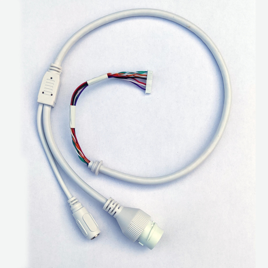 Кабель Ethernet Lan PoE Сетевой кабель RJ45 12-контактный 8-жильный для купольной камеры Dahua ip