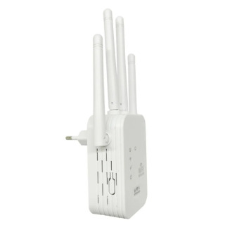 Усилитель Wi-Fi сигнала 300 Мбит/с, 2,4 ГГц, беспроводной, 802.11n, EU, для домашнего использования зеленый