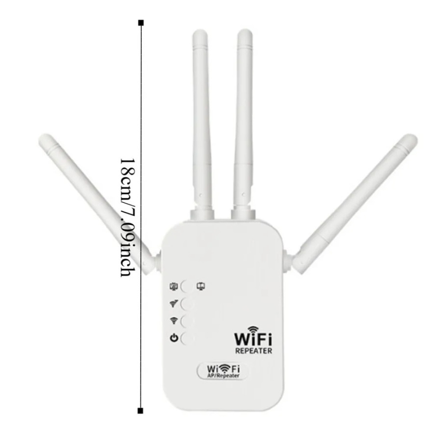 Усилитель Wi-Fi сигнала 300 Мбит/с, 2,4 ГГц, беспроводной, 802.11n, EU, для домашнего использования