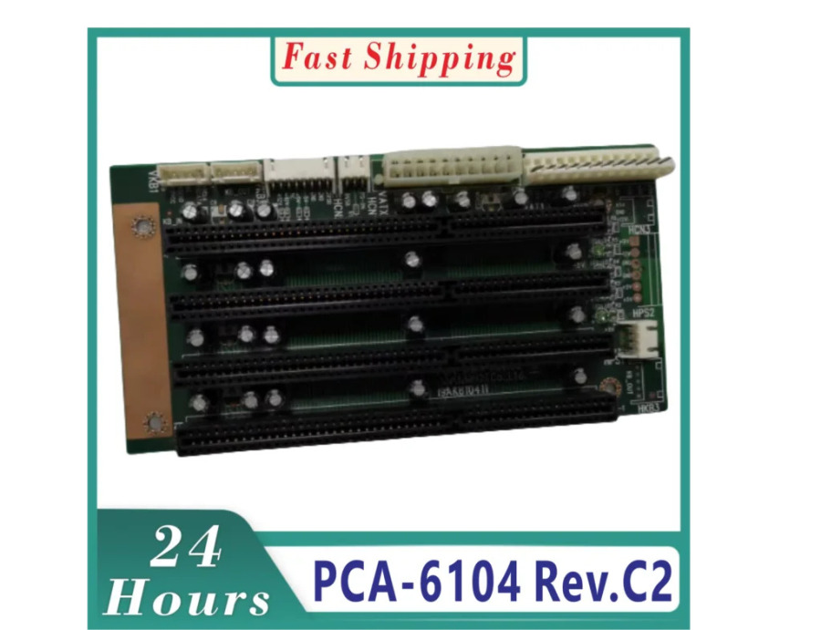 PCA-6104 Новый промышленный компьютер 4 * ISA PCA 6104 Пересмотренный слот шины C2 ISA Промышленная пассивная объединительная плата Половинный размер Поддержка карт процессора