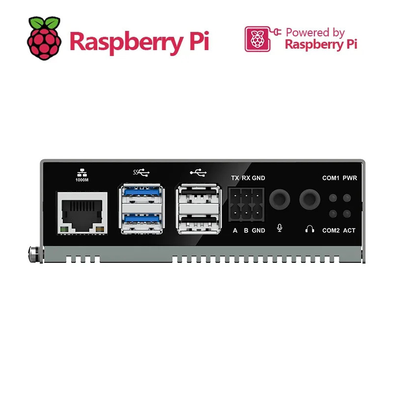 EDATEC-IPC3020 Broadcom BCM2712, высокопроизводительный промышленный компьютер на базе Raspberry Pi5, с 4 ГБ/8 Гб DDR,SD-картой, SSD