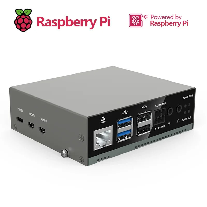 EDATEC-IPC3020 Broadcom BCM2712, высокопроизводительный промышленный компьютер на базе Raspberry Pi5, с 4 ГБ/8 Гб DDR,SD-картой, SSD