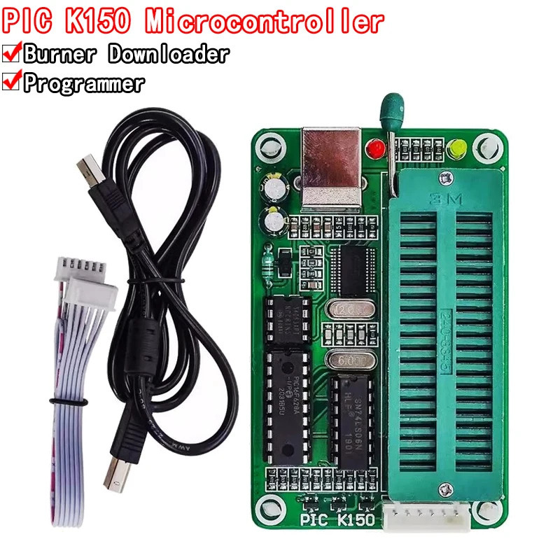 PIC K150 ICSP USB dasturchi avtomatik dasturlash mikrokontrollerni ishlab chiqish + USB ICSP kabeli