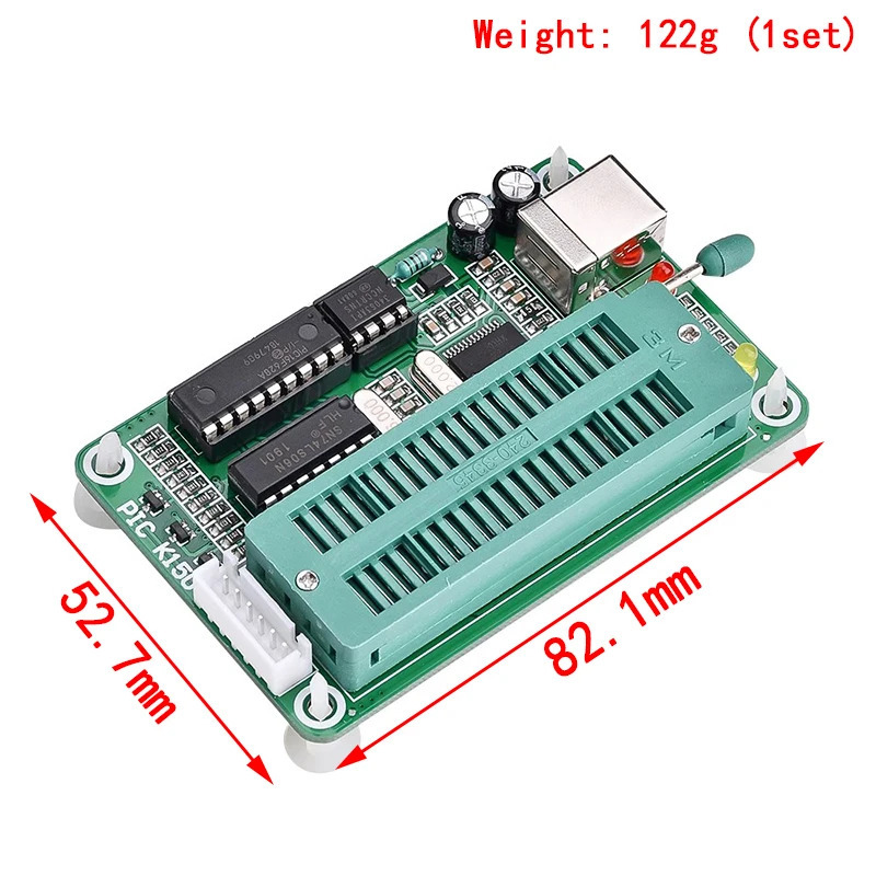 PIC K150 ICSP USB dasturchi avtomatik dasturlash mikrokontrollerni ishlab chiqish + USB ICSP kabeli