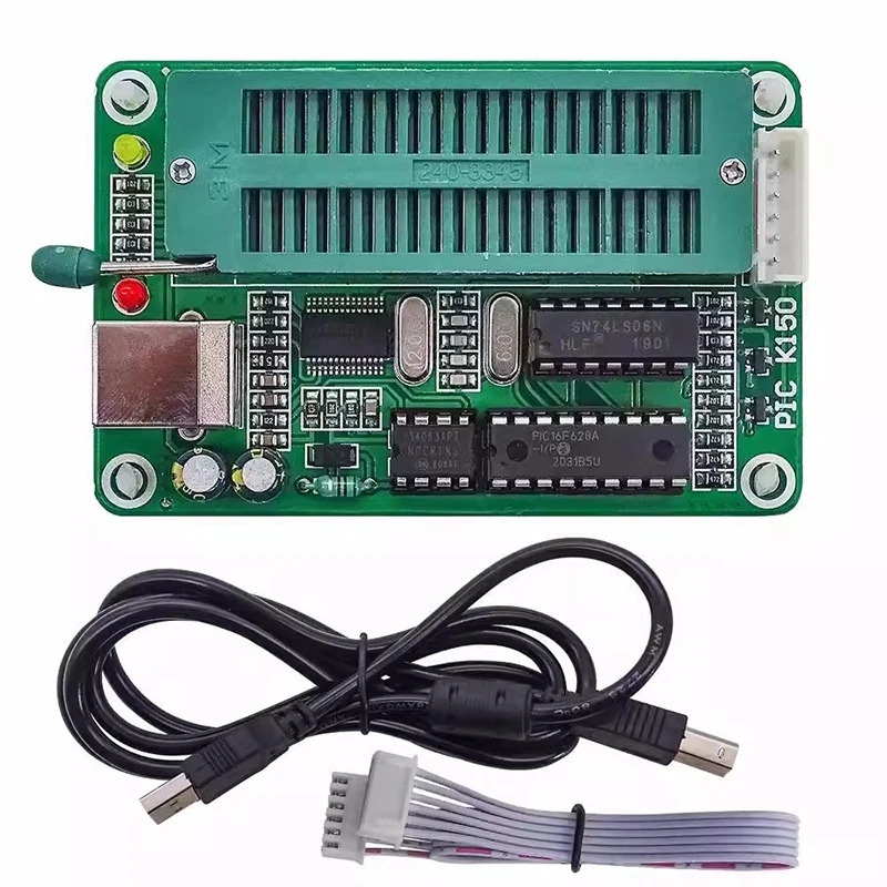 PIC K150 ICSP USB dasturchi avtomatik dasturlash mikrokontrollerni ishlab chiqish + USB ICSP kabeli