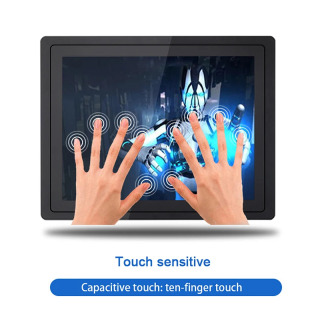 6-avlod Core i3/i5/i7 protsessorli 19 dyuymli sigʻimli sensorli sanoat kompyuter, IP65 reytingi, RS232 Com va Windows 10 bilan oʻrnatilgan all-in-one kompyuter