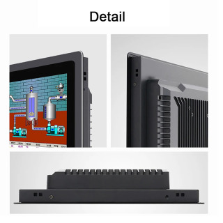 6-avlod Core i3/i5/i7 protsessorli 19 dyuymli sigʻimli sensorli sanoat kompyuter, IP65 reytingi, RS232 Com va Windows 10 bilan oʻrnatilgan all-in-one kompyuter
