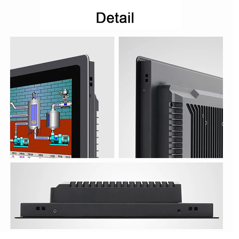 6-avlod Core i3/i5/i7 protsessorli 19 dyuymli sigʻimli sensorli sanoat kompyuter, IP65 reytingi, RS232 Com va Windows 10 bilan oʻrnatilgan all-in-one kompyuter