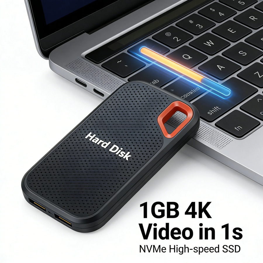 2TB tashqi qattiq holatdagi drayv portativ SSD USB 3.2 Gen2 Tez maʻlumotlarni uzatish muhim fayllarni xavfsiz saqlang