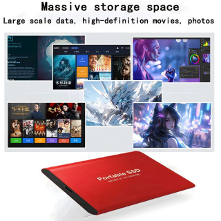 【Brand+】Новый внешний SSD 2026 года, 1 ТБ/2 ТБ/4 ТБ, прочный портативный накопитель, высокоскоростной оригинальный твердотельный диск для ПК/ноутбука/телефона/Mac
